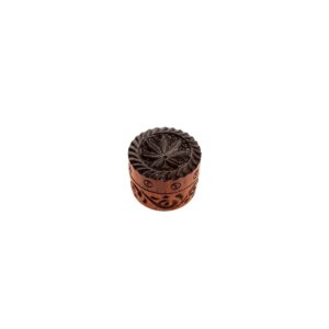 grinder hq de 2 partes madera y aluminio 40 x 30mm hoja