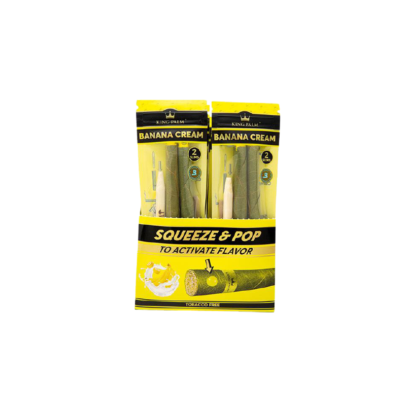 king palm banana 2 rollos slim caja 20